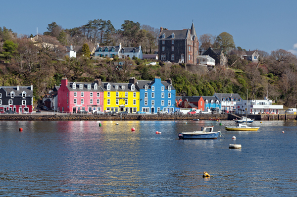 The colourful town of Tobermory, Isle of Mull