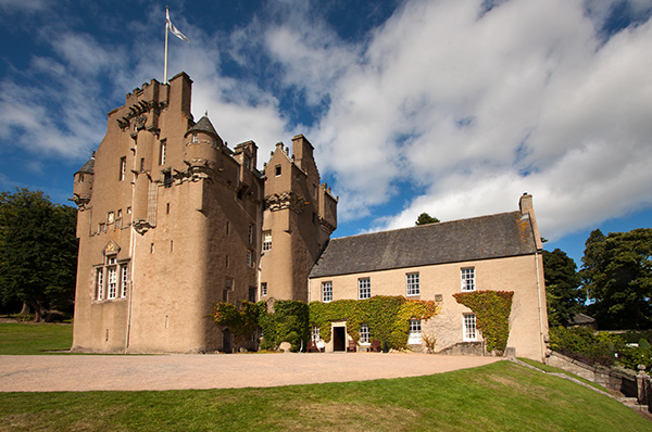Crathes Castle Estate also includes an enchanting walled garden, cafe, gift shop, and adventure playground for children