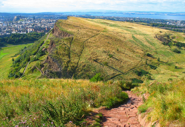 Arthur’s Seat offers a lovely hill walk right in the heart of Edinburgh, with fabulous views in all directions. Expect a family walk to take 2-2.5 hours