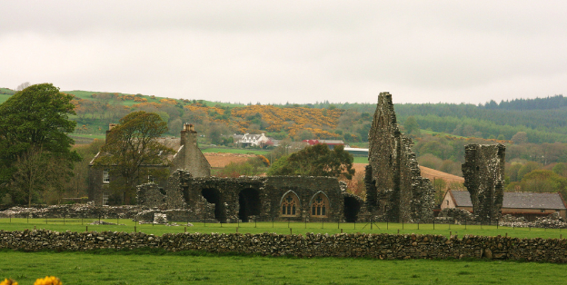 Glenluce Abbey just outside of Glenluce town. Photo credit: Andy Muir