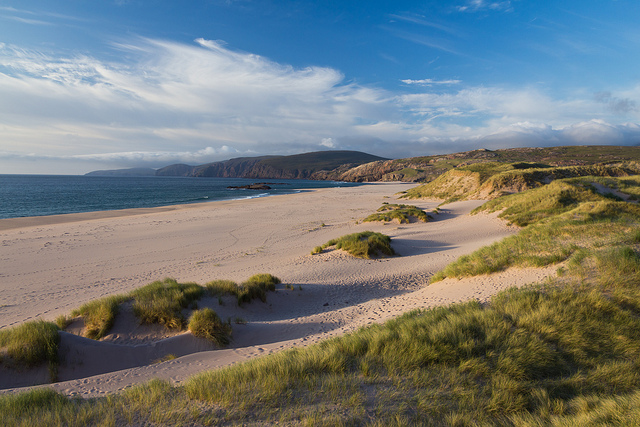 Britain’s finest beach? You’ll have to walk the four miles to Sandwood Bay to find out for yourself… Photo credit: Davide Bedin