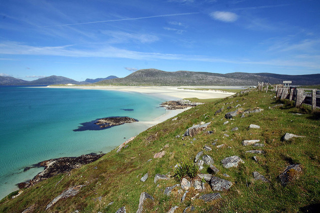 Luskentyre is one of the largest beaches on Harris. Photo credit: Bob the Lomond