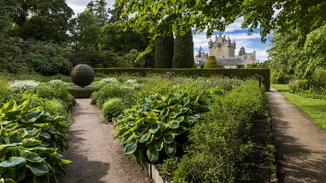 Cawdor Castle has no fewer than three gardens to explore. The Castle and gardens are open from end of April until the beginning of October. Photo credit: Gerard Schmidt